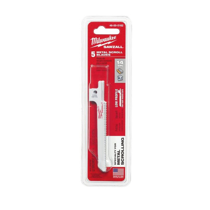 Milwaukee 3-5/8 in. 14 TPI SUPER SAWZALL Blade 5PK, large image number 6