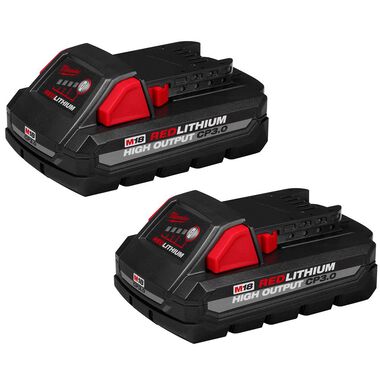 Milwaukee Promotional M18 REDLITHIUM HIGH OUTPUT CP3.0 Battery 2 Pack