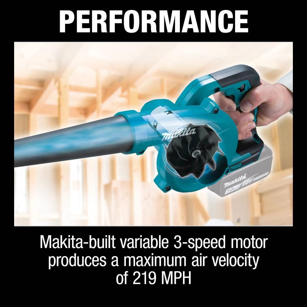 Makita Promotional 18V LXT Lithium-Ion Cordless Blower (Bare Tool), large image number 3
