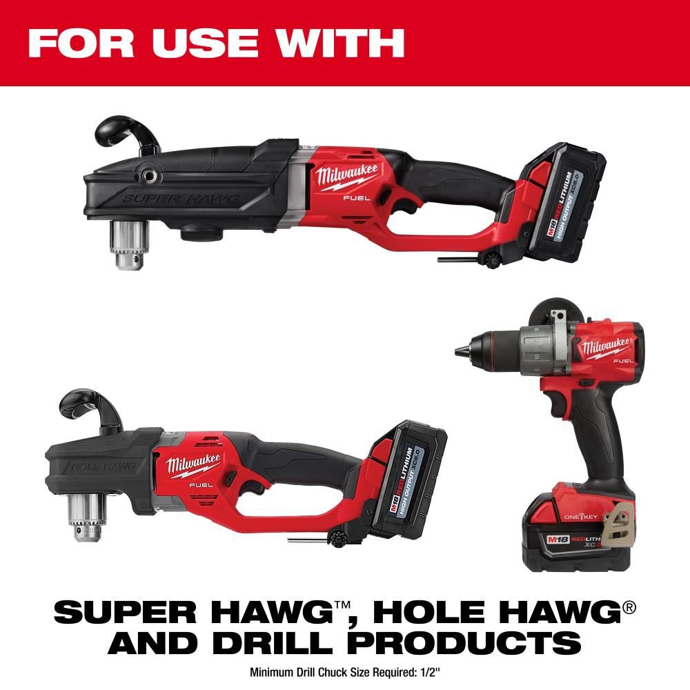 Milwaukee 8 pc. Big Hawg with Carbide Teeth Kit, large image number 6