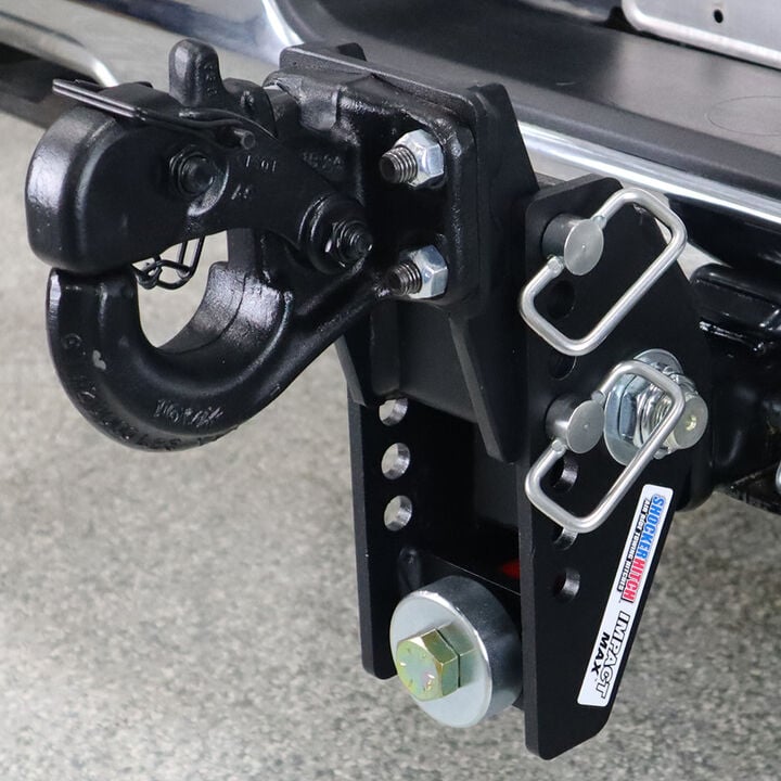 Shocker Hitch 20K Impact Max 2.5 Inch Cushion Hitch & Pintle Hook Mount - Military Style Hitch, large image number 10
