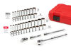 Tekton 3/8 Inch 12 Point Socket and Ratchet Set, Case, 5/16-3/4 in, 8-19 mm, small image number 3