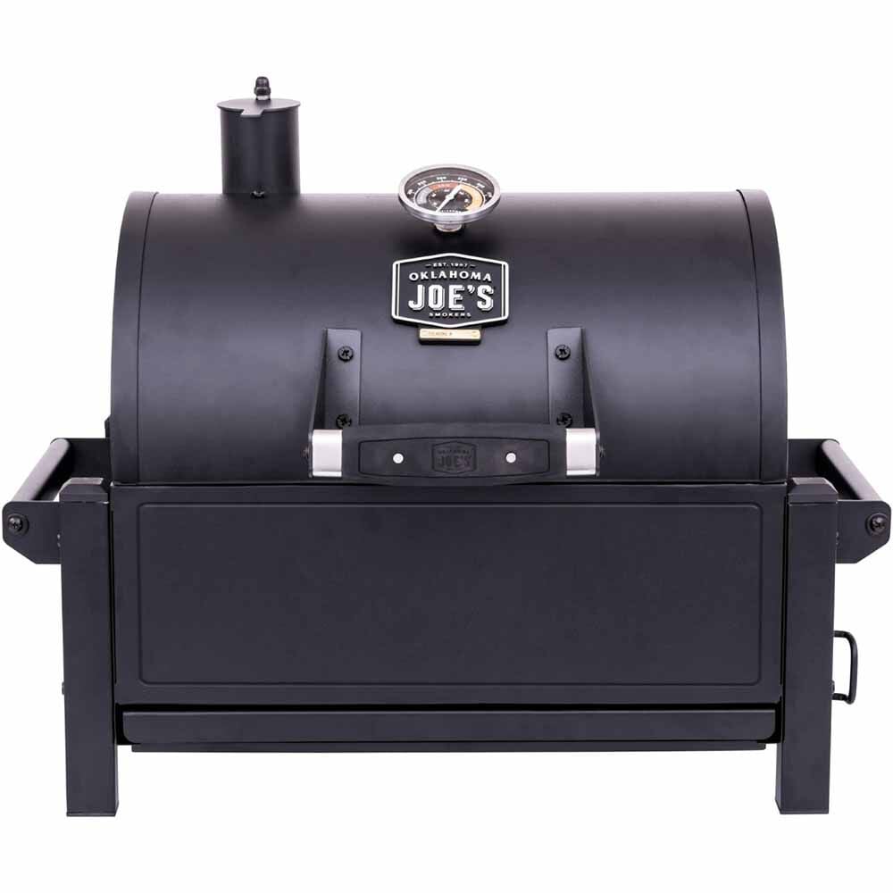 Oklahoma Joe Heavy-Duty Steel Rambler Tabletop Charcoal Grill, Black – 19402088