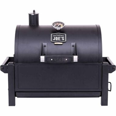 Oklahoma Joe Heavy-Duty Steel Rambler Tabletop Charcoal Grill, Black