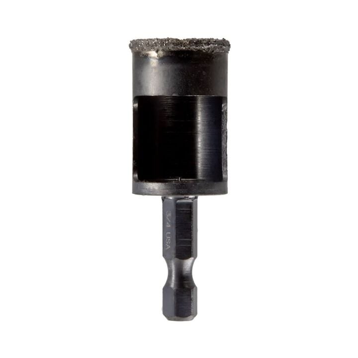 Spyder 3/4 Inch Diamond Edge Hole Saw Bit, 1/4 Inch Hex Quick Connect Arbor