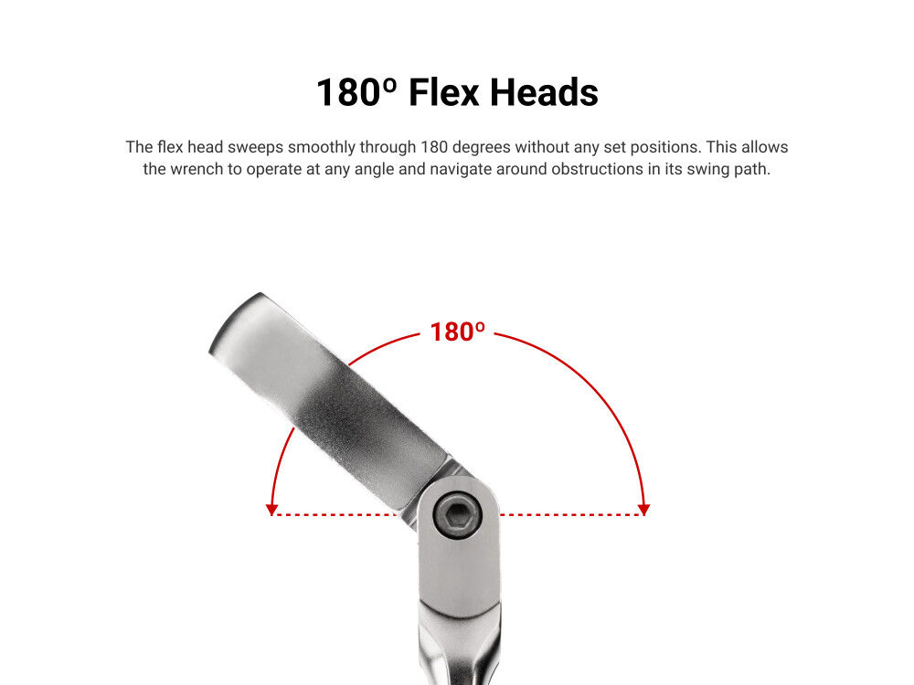 Tekton Flex Head 12 Point RatchetIng CombInation Wrench Set 25 Piece, large image number 2