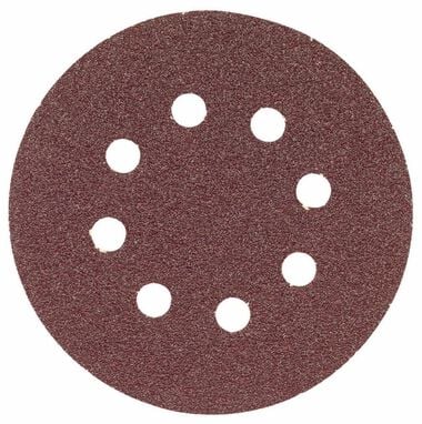 Bosch 5 pc. 60 Grit 5 In. 8 Hole Hook-and-Loop Sanding Discs
