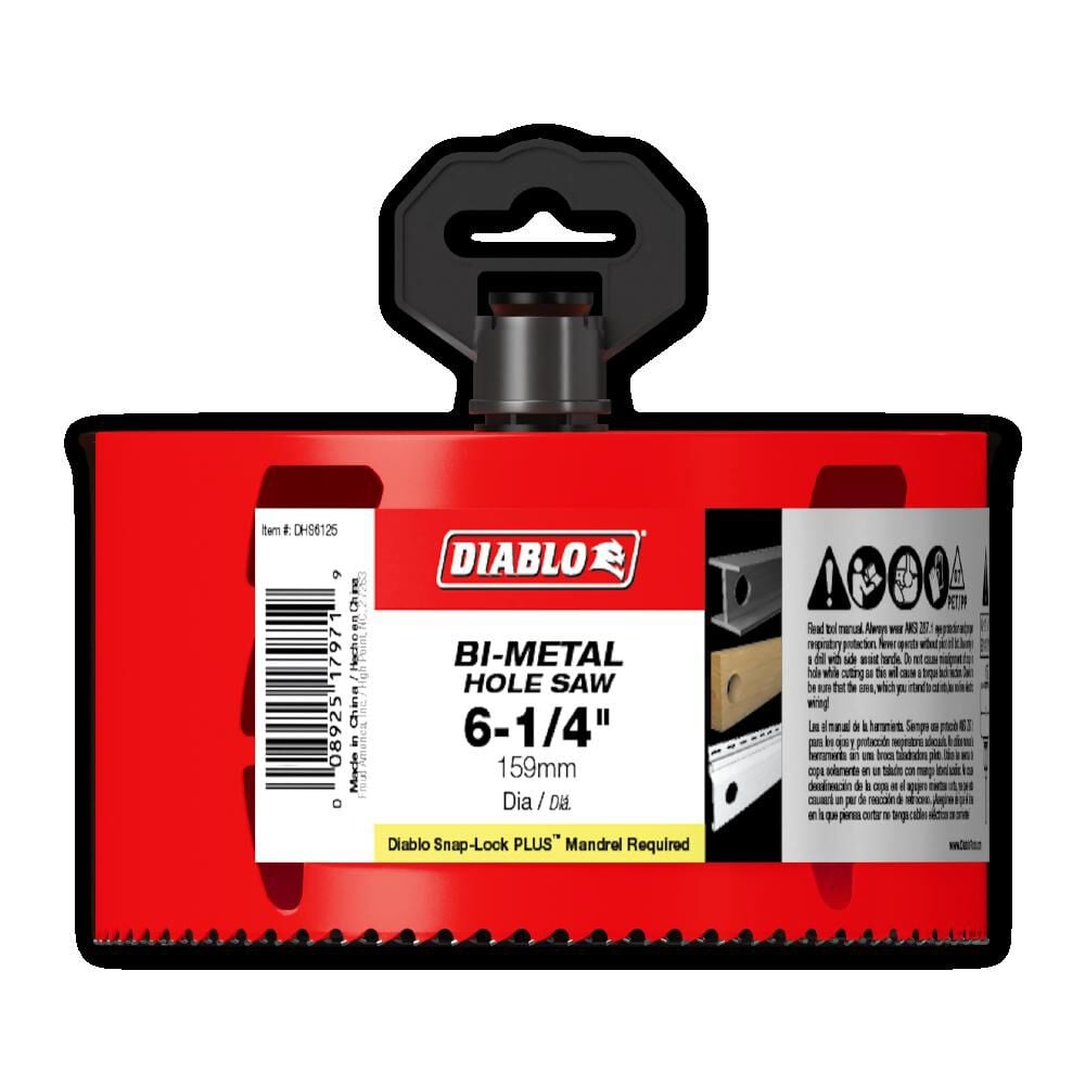 Diablo Tools 6-1/8 Inch Bi-Metal Hole Saw, large image number 2