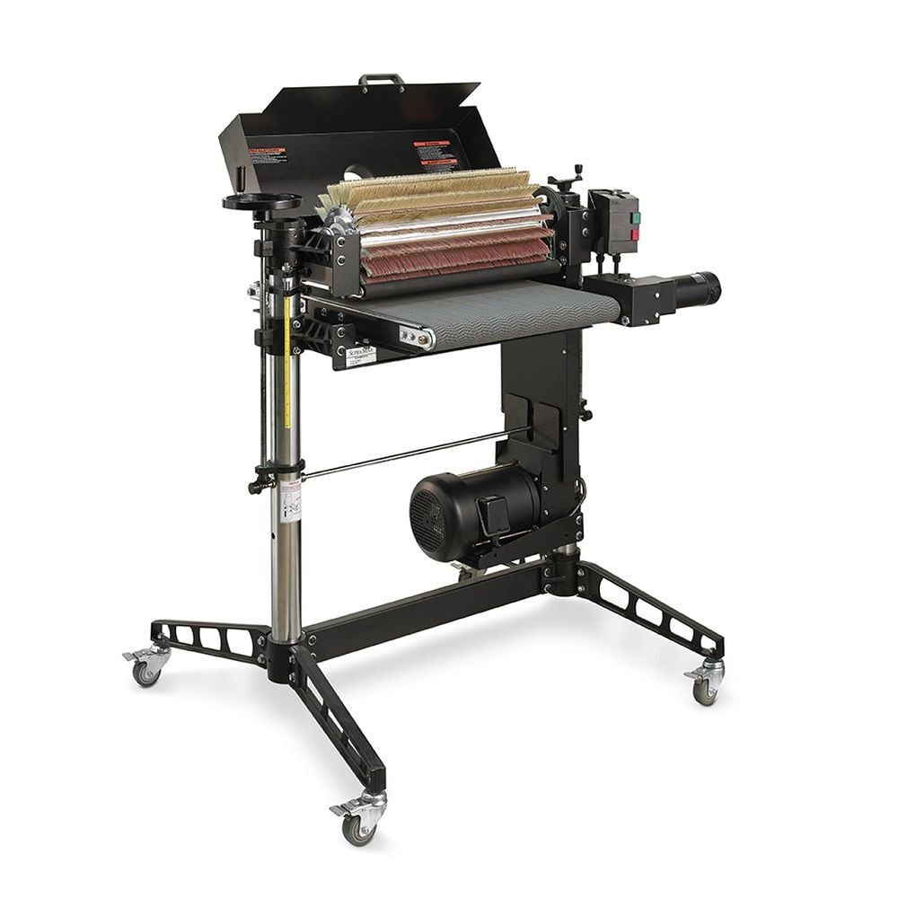 Supermax Tools 49 In. 7.5HP 220V Single Brush Sander - 3 Phase, large image number 6