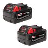 Milwaukee Promotional M18 REDLITHIUM XC Battery 2 Pack, small image number 1