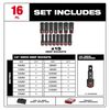 Milwaukee SHOCKWAVE Impact Duty Socket 1/2 Dr 16pc MM PACKOUT Set, small image number 4