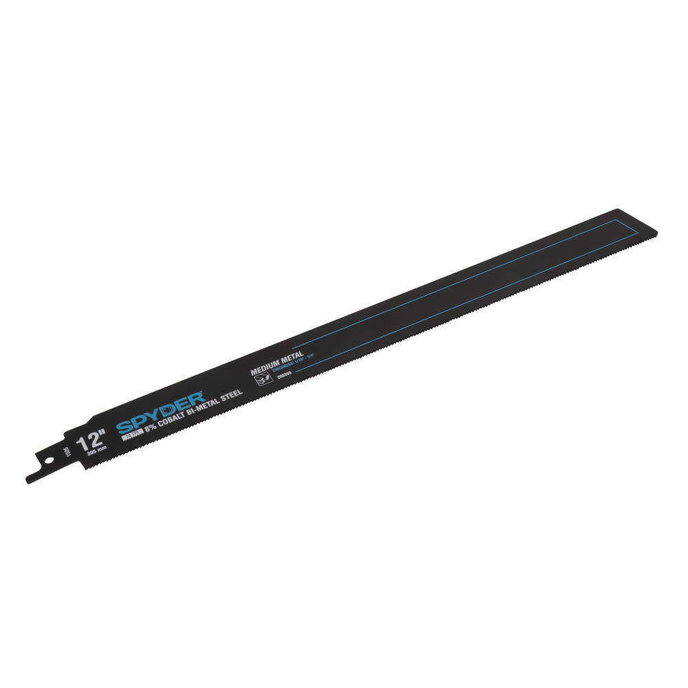 Spyder 12 Inch 18 TPI Extreme Metal Cutting Bi-Metal Reciprocating Saw Blade - 200398