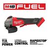 Milwaukee M18 FUEL 4 1/2 In. / 5 In. Variable Speed Braking Grinder with No Lock Paddle Switch (Bare Tool), small image number 3