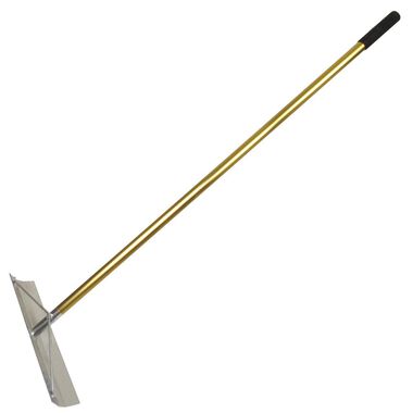 Kraft Tool Co 19-1/2 In. x 4 In. Gold Standard Aluminum Concrete Placer