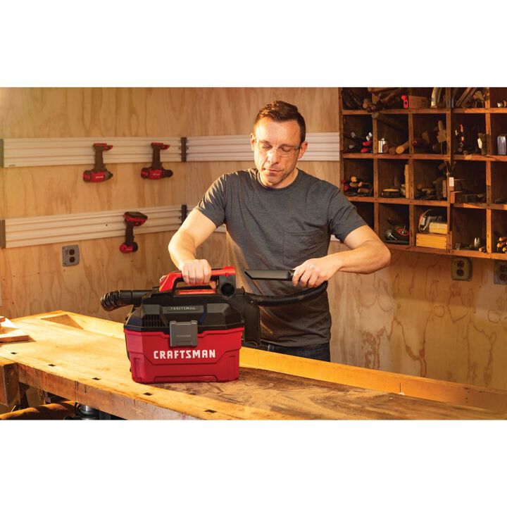 CRAFTSMAN V20* 2 Gallon Cordless Wet Dry Vac (Bare Tool), large image number 10