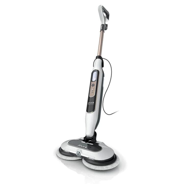 Shark 14-1/2 Inch Rotator Scrubbing and Sanitizing Steam Blaster Mop White