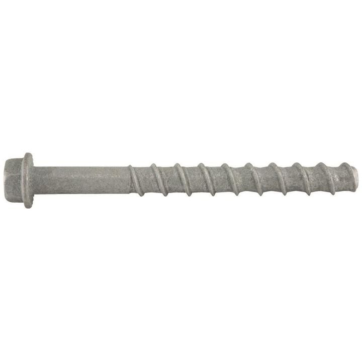 DEWALT Screw-Bolt+ 1/2 x 6 Inch Mechanically Galvanized Hex Head Concrete Screw Anchor 25 Pieces