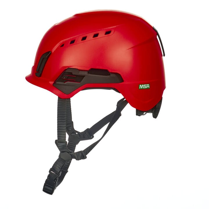 MSA Safety Works V-Gard H2 Vented Safety Helmet Red, large image number 0