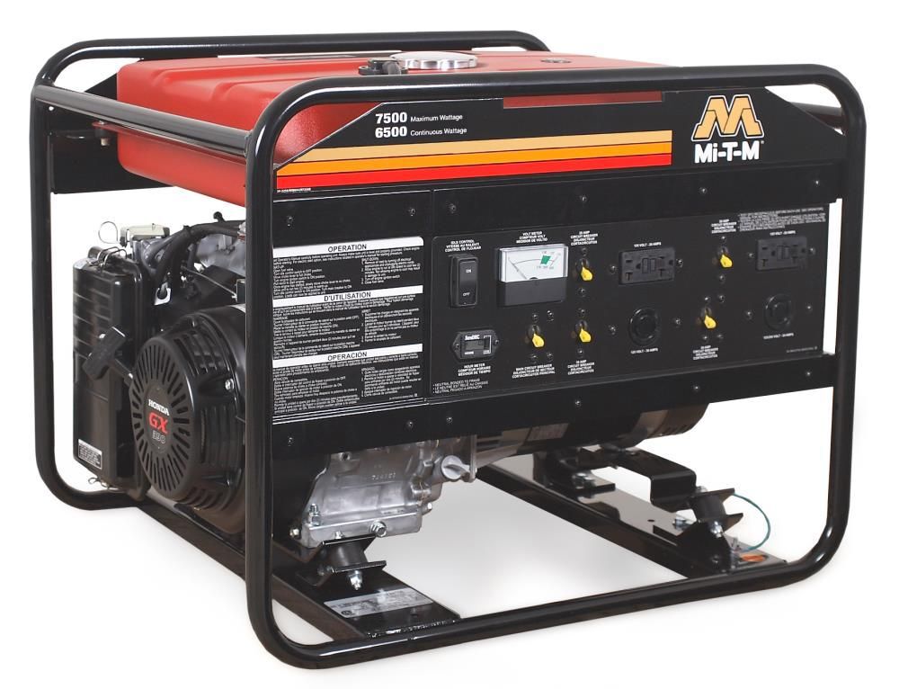Mi T M 7,500 Watt Gas Powered 49-State Portable Generator, large image number 1