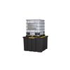 Justrite EcoPolyBlend Black IBC Indoor Pallet with Forklift Pockets, small image number 1