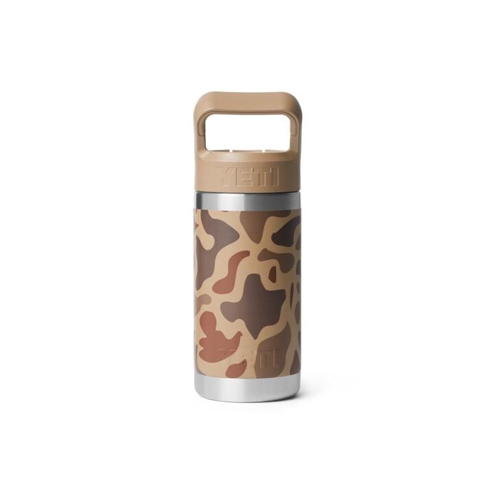 YETI Rambler Jr 12 Oz Kids Water Bottle with Straw Cap Wetlands Camo, large image number 1
