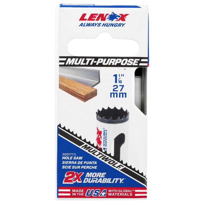 Lenox 1-1/16 Inch Speed Slot Bi-Metal Hole Saw, large image number 2