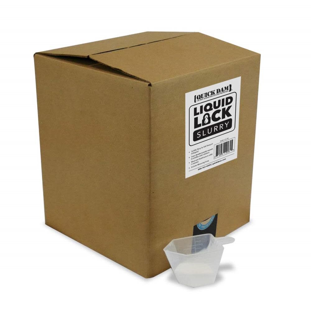 Quick Dam Liquid Lock Slurry- 50 lb Box with Scoop, large image number 1