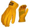 DEWALT Leather Driver Glove Premium AB Grade, Yellow, Large, small image number 1