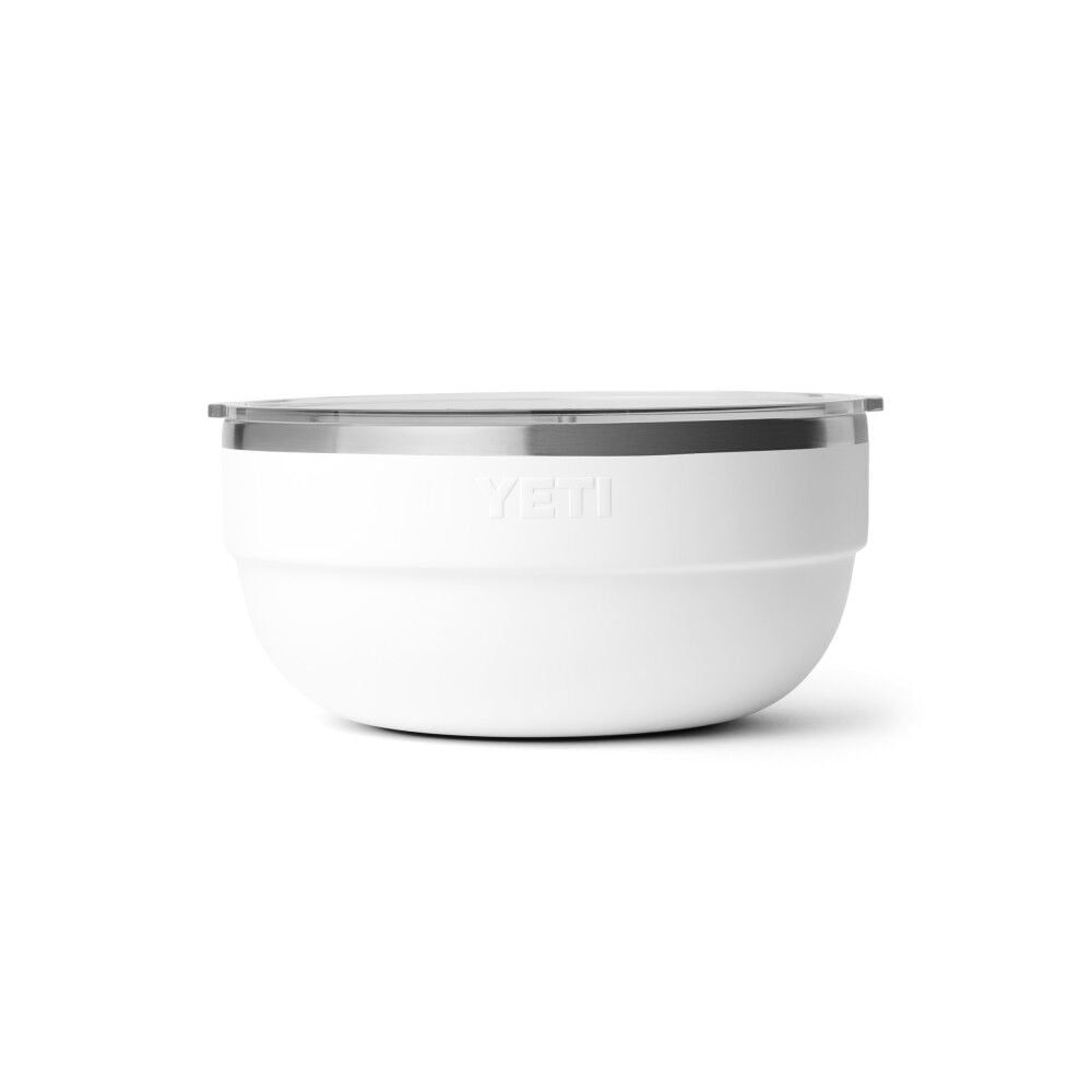 YETI Rambler Standard Bowl, Stainless Steel, Large, White – 21071505276