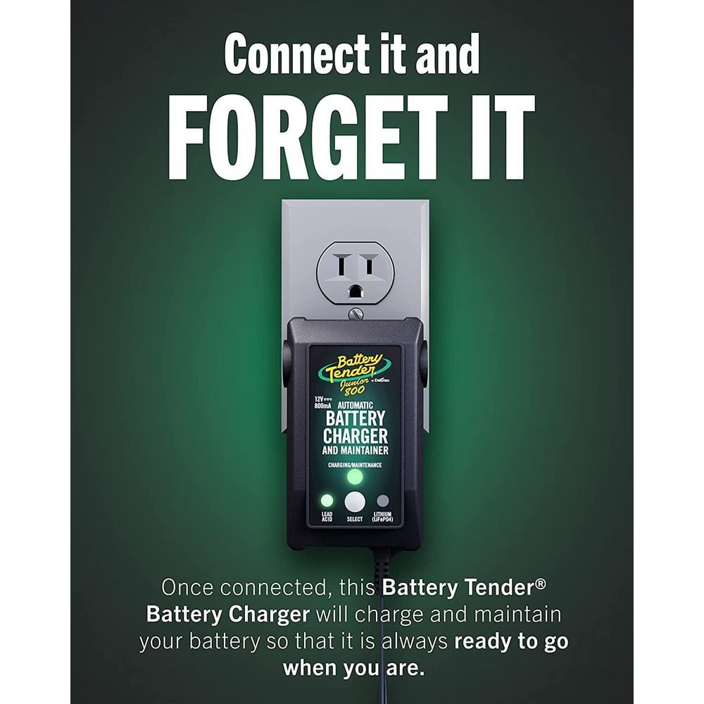 Battery Tender Lead Acid/Lithium Selectable Battery Charger 12V 800mA, large image number 7