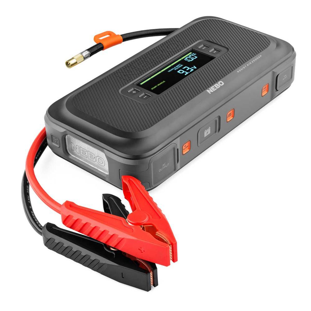 Nebo Assist Air 2500XP 12 V 2500 A USB-C Black/Orange Jump Starter, large image number 2