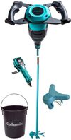 Collomix XQ1 Classic Mixer Low Viscosity Paddle 9gal Mixing Bucket Water Dosing Instrument & Dust Extraction Tool, small image number 1