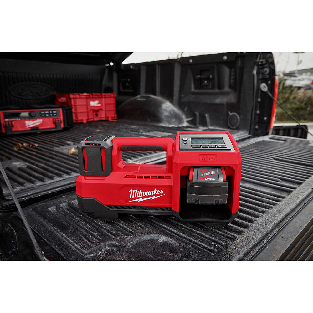 Milwaukee M18 Inflator with XC 5Ah Starter Kit Bundle, large image number 11