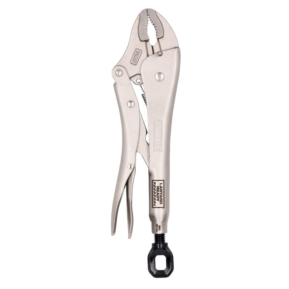DEWALT 10 Inch Curved Jaw Locking Plier with Wire Cutter - DWHT10WR
