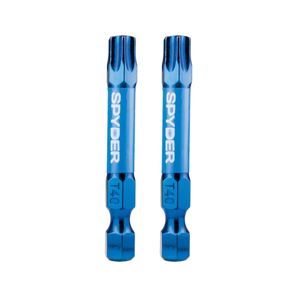 Spyder 2 Inch T40 Impact Driver Bit, 2 Pieces, large image number 1