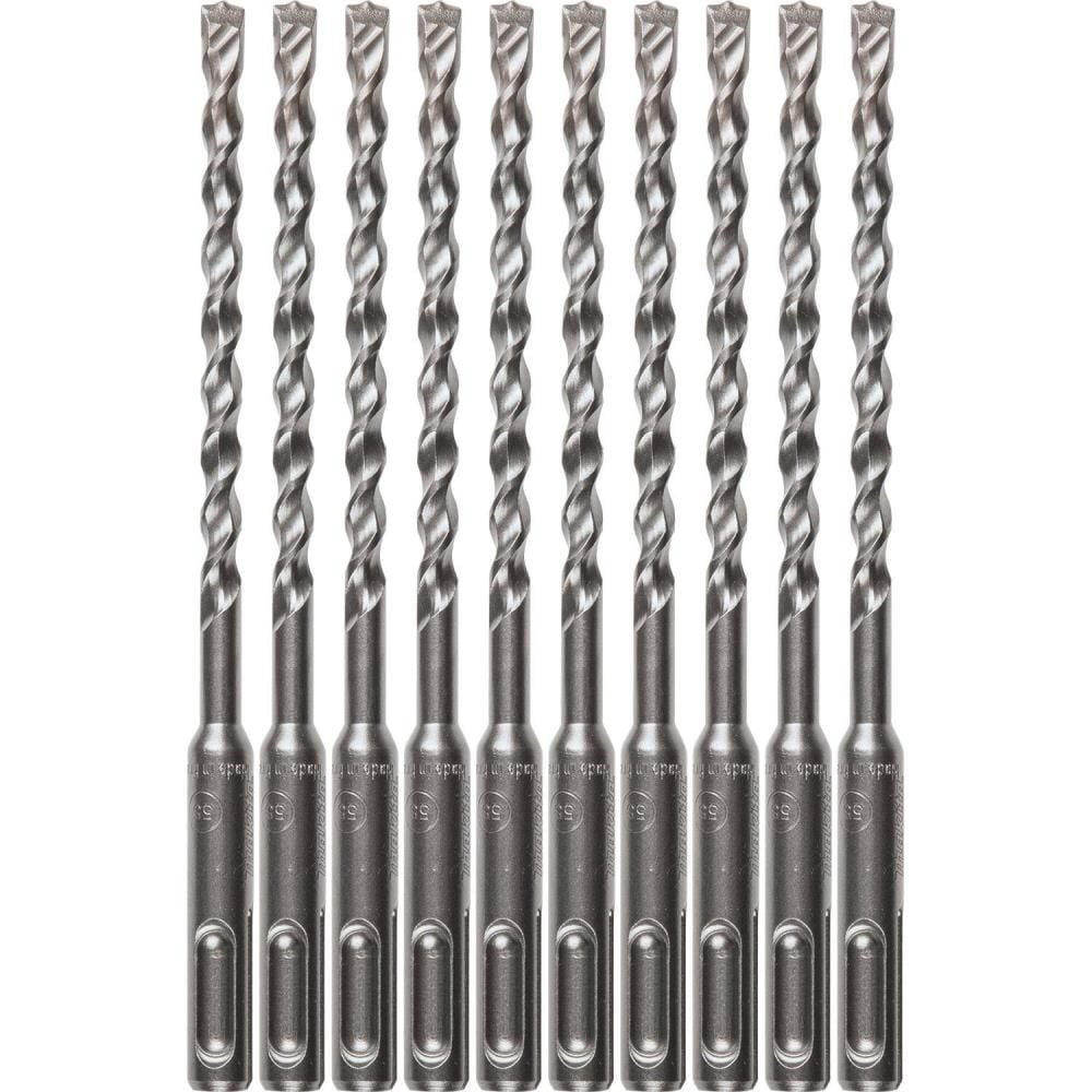 Makita 1/4in x 6in SDS-Plus Bit, 2-Cutter, 10pk, large image number 1