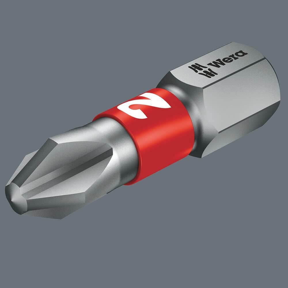 Wera Tools Kompakt Stubby Magazine RA1 Kraftform Screwdriver Bit Set, 6 Pieces, large image number 9