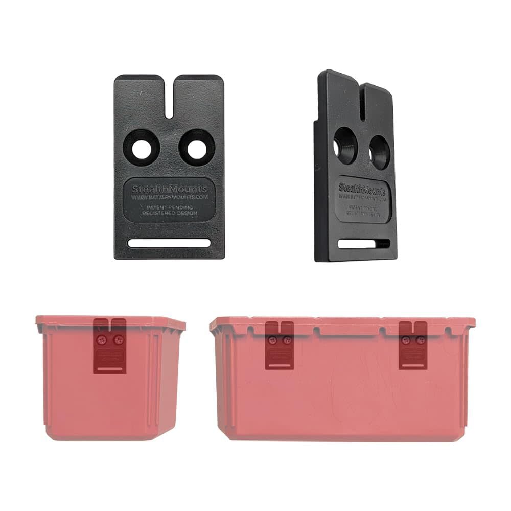 Stealthmounts ABS Plastic Bin Buddy for Packout Bin, Black, 8 Pieces – OM-BIN-BLK-8
