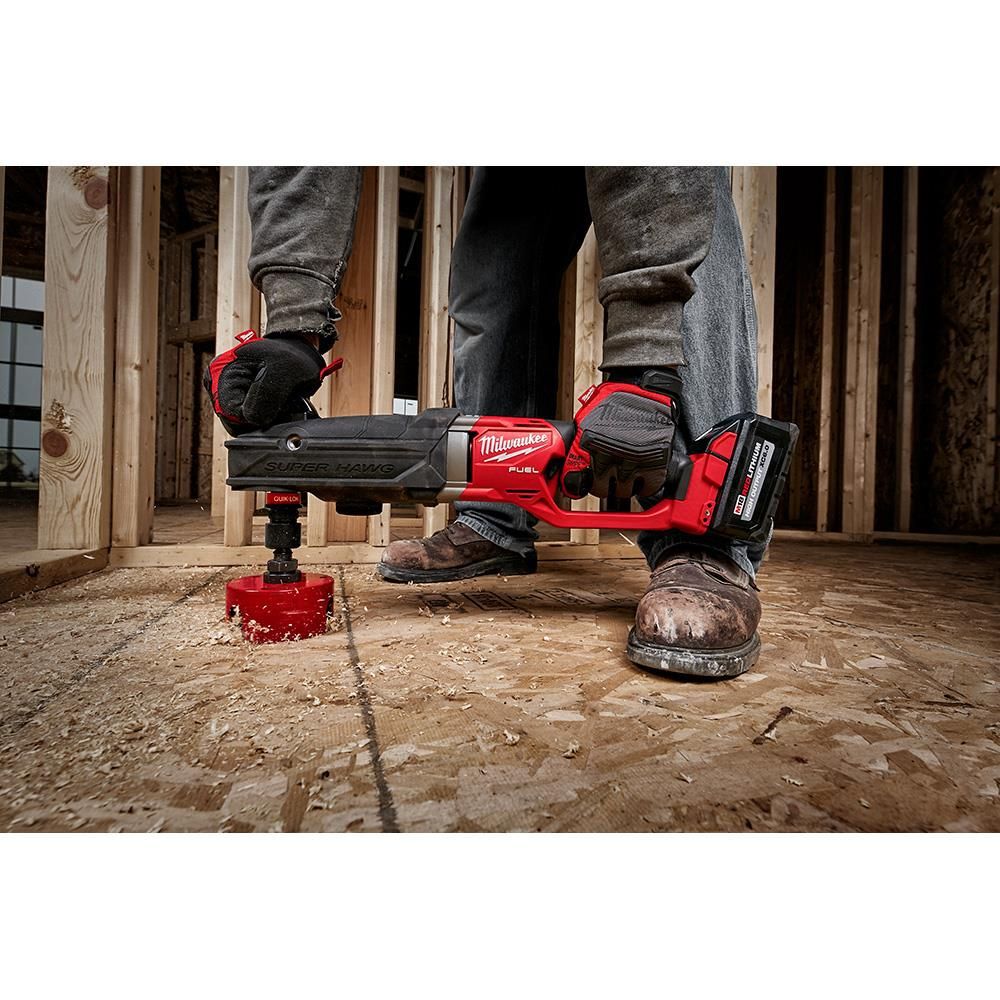 Milwaukee M18 FUEL Super Hawg Right Angle Drill with QUIK-LOK (Bare Tool), large image number 8