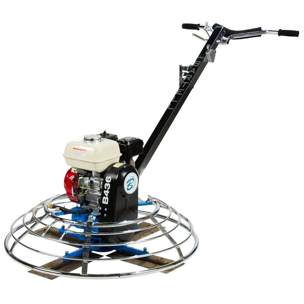 Bartell Morrison B436  36in Pro Trowel Combo Blades and Hoist Hook Honda GX160, large image number 6
