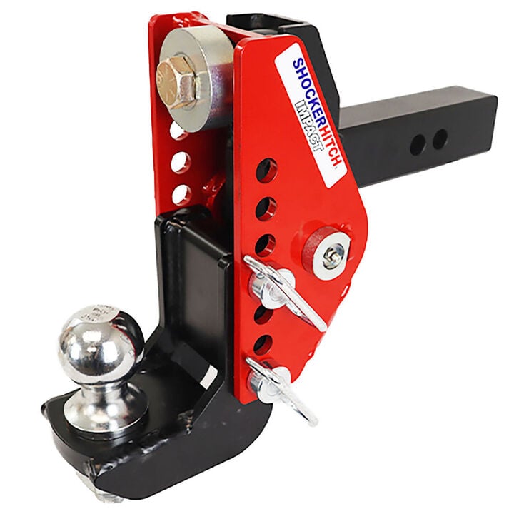 Shocker Hitch Impact 14K 2 Inch Cushion Hitch & Drop Ball Mount 2 Inch Hitch Ball, large image number 0