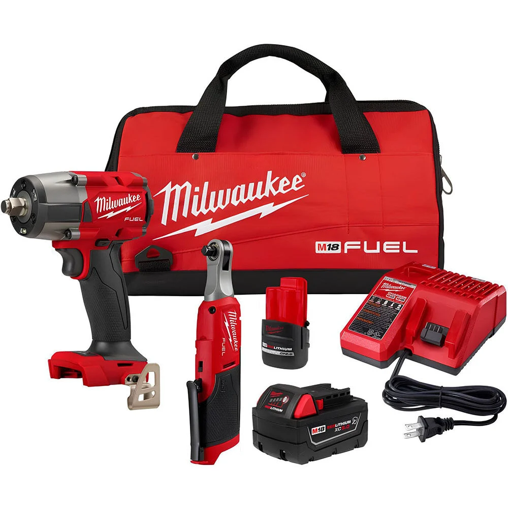 Milwaukee M18 FUEL & M12 FUEL 2 Tool Combo Kit, large image number 1