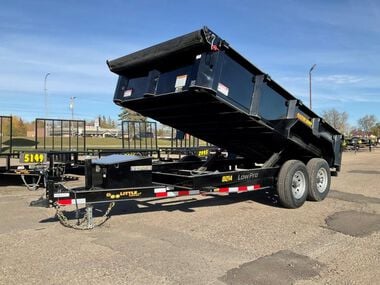 Doolittle Trailer Mfg HD Low Profile 8214 14' x 82in Dual Tandem Axle Master Dump Trailer New