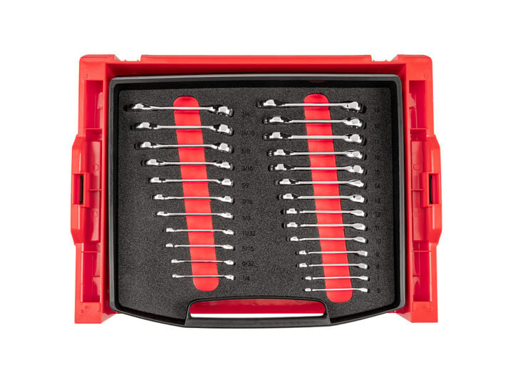 Tekton Stubby Combination Wrench Set, Drawer/Rack, 20 Piece (1/4-3/4 Inch), large image number 0
