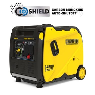 Champion Power Equipment 4,500 Watt Gas Powered 49-State Portable Inverter Generator with CO Shield