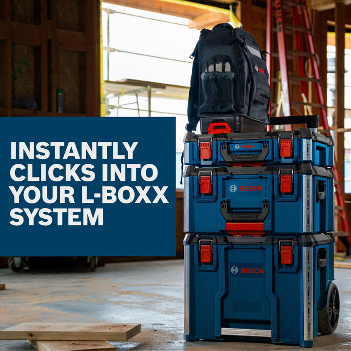 Bosch L-Boxx Contractor 3-Stack Tool Box Storage System, large image number 4