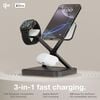 Noco 3-In-1 Qi2 15W Wireless Charging Stand Matte Black, small image number 3