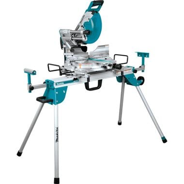 Makita 12in Dual-Bevel Sliding Compound Miter Saw with Laser and Stand