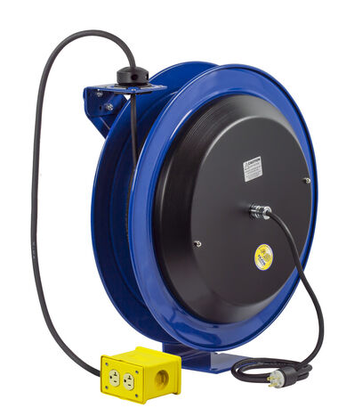 Coxreels Safety System Spring Driven Cord Reel 100' Quad Rec