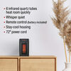 VisionAir 13 In. 1000/1500W 5118 Btu 194 Sq-Ft. 6 Tube Infrared Heater, small image number 5